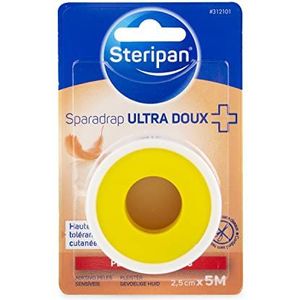 Steripan pleister voor gevoelige huid, 5 m x 2,5 cm, 2 stuks