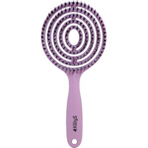 Haarborstel - Doorzichtig - Flexibel - Nylon Pinnen