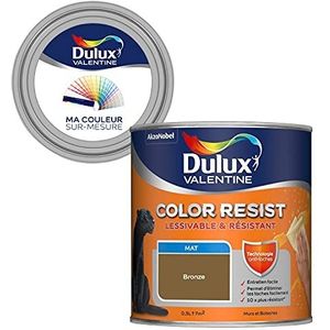 Ma Couleur Sur-Mesure par Dulux Valentine Binnenverf voor muren, plafonds, houtbewerking – creativiteit, mat, bronskleurig, 0,5 l