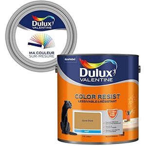 Ma Couleur Sur-Mesure par Dulux Valentine Tijdloze binnenverf voor muren, plafonds, houtbewerking – tijdloos palet, mat vistuig, goudkleurig, 2,5 l