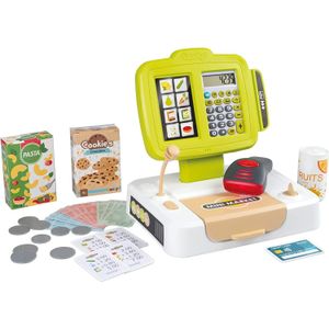 Smoby - Kleine Kassa - Speelgoed - Multicolor - Kunststof - Inclusief 30 Accessoires