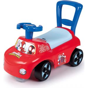 Smoby - Spidey Loopauto - Rood - Kunststof - Voor Kinderen Vanaf 10 Maanden