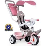 Smoby 741401 - Baby Balade driewieler, roze, vanaf 10 maanden