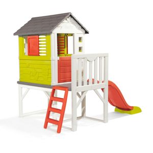 Speelhuis Op Palen met Glijbaan