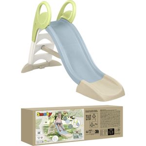 Smoby - S.Life Glijbaan - Blauw Groen - Inklapbaar - Antislip Treden