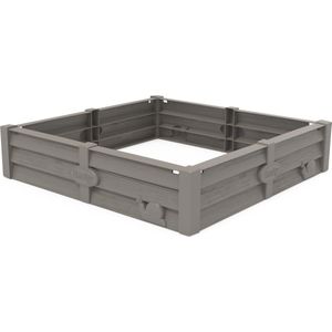 Smoby Life - Vierkante Tuinbak - Zandbak - 76 x 76 cm - Gerecycled Materiaal - Vanaf 2 Jaar