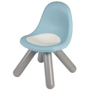 Smoby - Kinderstoel blauw - buiten en binnen - H 27 cm - gemaakt in Frankrijk