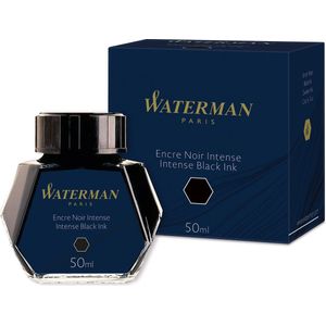 Waterman-vulpeninkt | Intense Black | inktpot van 50 ml