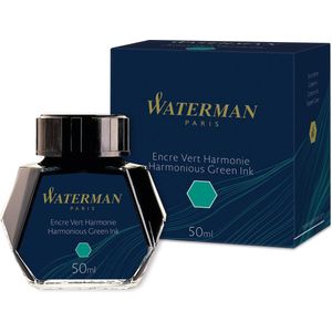 Waterman Vulinkt in inktpot | Harmonious Green | inktflacon met 50 ml, 1 stuk (1 stuk)