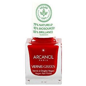 Arcancil Green 100 nagellak, klaprozen, rood