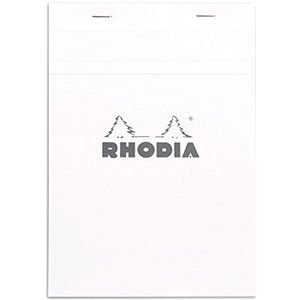 Rhodia N°16 schrijfblok & schrift A5 80 vel Wit