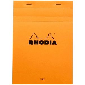Notizblock Nr. 16 A5 14,8x21cm 80 Blatt 80g liniert mit Rand orange