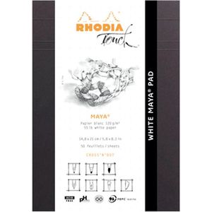 Rhodia White Maya Pad – A5 Cross’N’Dot Papier