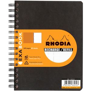 5 x Clairefontaine Kollegbuch Exabook Refill A5 80 Blatt liniert mit R