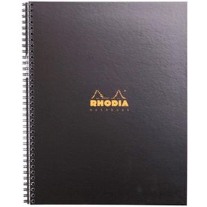 Rhodia Softback Gebonden Notitieboek A4+ Geruit 5x5cm