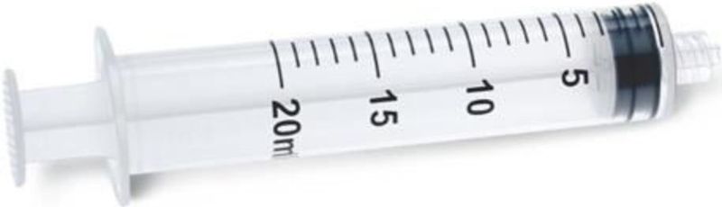 BD Plastipak injectiespuit 20ml 3-delig luer-lock 120 stuks