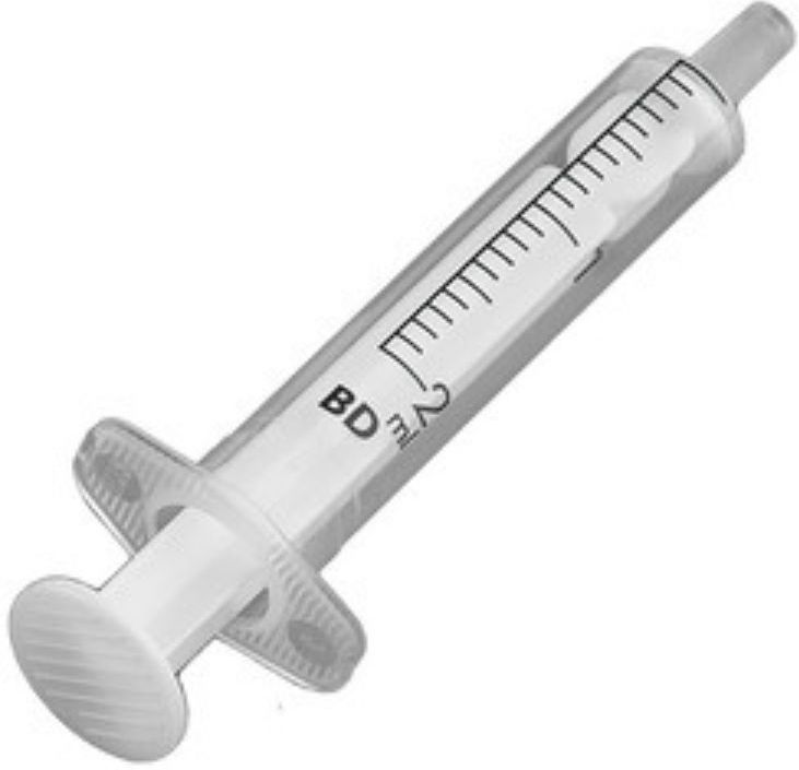 BD Discardit II injectiespuit 2ml 2-delig 100 stuks
