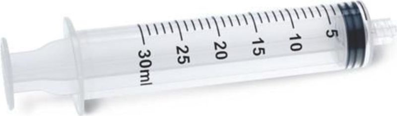 BD Plastipak injectiespuit 30ml 3-delig luer-lock 60 stuks