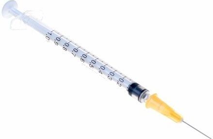 BD Plastipak injectiespuit 1ml + 0,50x16mm naald