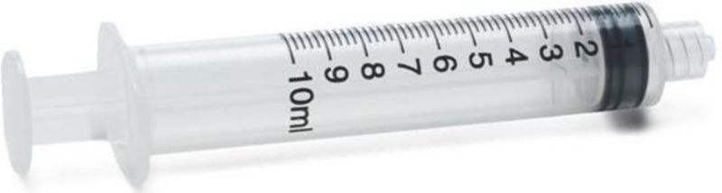 BD Plastipak injectiespuit 10ml 3-delig luer-lock 100 stuks