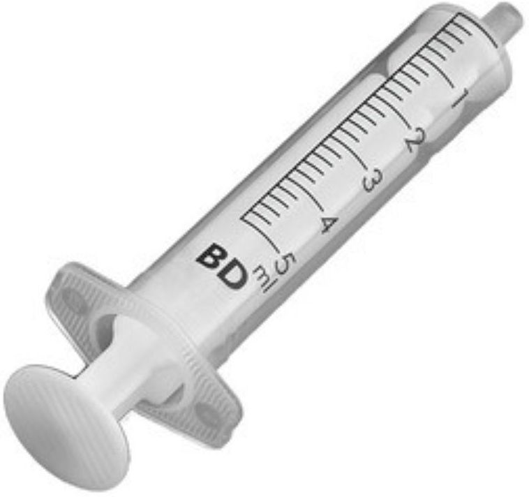 BD Discardit II injectiespuit 5ml 2-delig 100 stuks