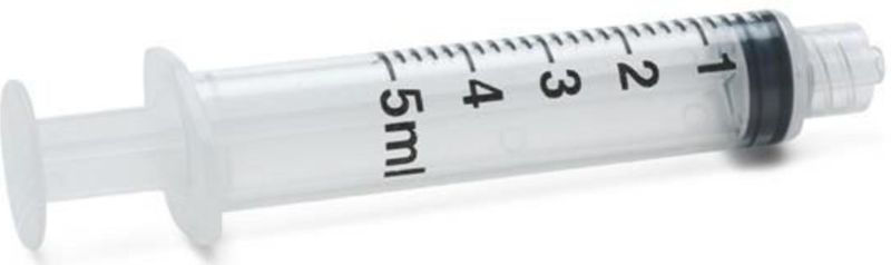 BD Plastipak injectiespuit 5ml 3-delig luer-lock