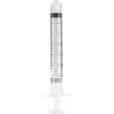 BD Plastipak injectiespuit 3ml 3-delig luer-lock 200 stuks