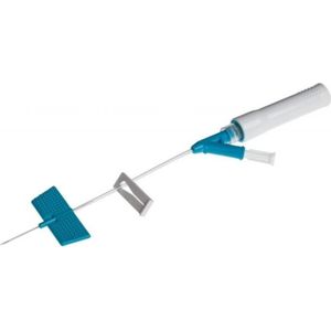 BD Saf-T-Intima infuusset met veiligheidskatheter 22G 0,9x19mm Blauw