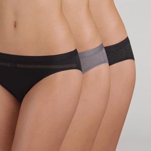 Dim - Damesslip - Katoen - Meerkleurig - Set van 3