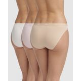 DIM - Pockets Ecodim - Set van 3 Slips - Beige - Katoen