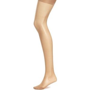 Dim Galbe Diams Voile panty voor dames, beige, XL