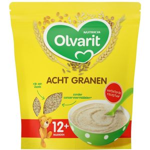 Olvarit Ontbijtpap 8 Granen - Geschikt Vanaf 12+ Maanden