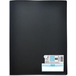ELBA Memphis showalbum A4 80 tassen PP zwart