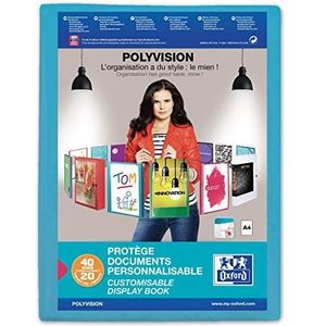 Showalbum oxford polyvision a4 20tas pp blauw | 12 stuks