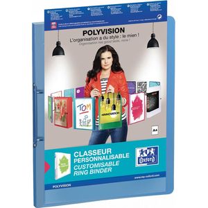 Elba Personaliseerbare ringmap Polyvision blauw