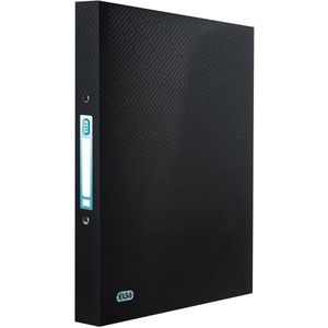 10 x Oxford Ringbuch Urban A4 2cm Breite 2 Ringe PP blickdicht schwarz