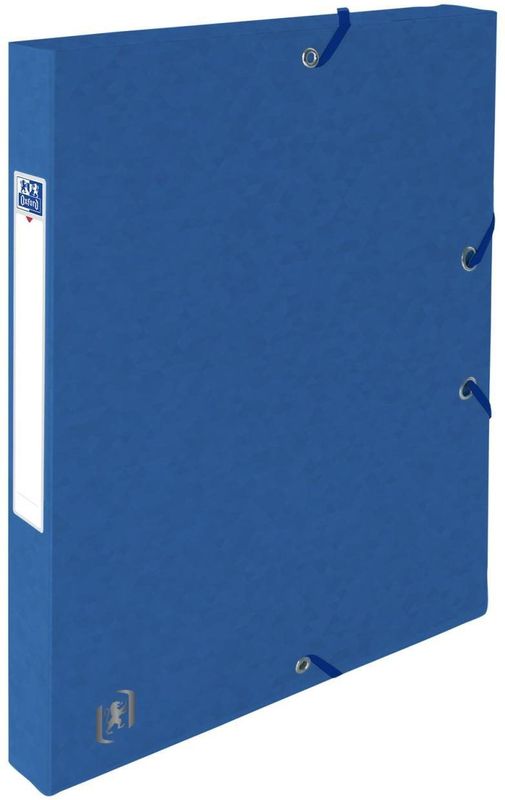 Sammelbox Top File+ A4 25mm 390g qm Multistrat blau