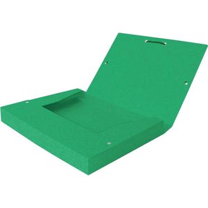 Elastobox Oxford Top File+ A4 25mm groen