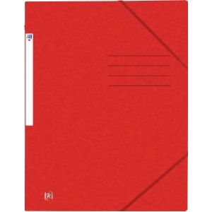 Eckspannmappe Top File+ A4 3 Klappen rot