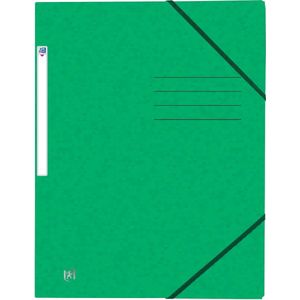 Oxford Eckspannmappe Top File+ A4 3 Klappen grün