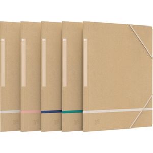 Oxford - Touareg - Elastomap - Beige - Karton - 5 Stuks