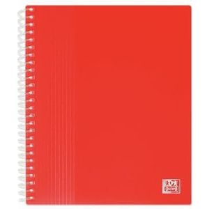 OXFORD A5 School Life indexmap voor 80 weergaven / 40 hoezen, polypropyleen, rood