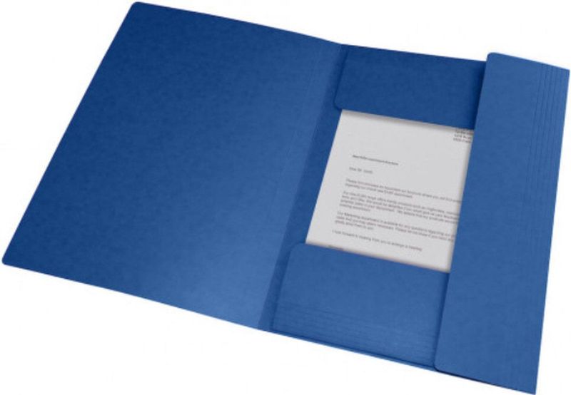 Oxford 400114323 map Karton Blauw A4