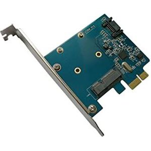 KALEA-INFORMATIQUE PCIe-controllerkaart voor mSATA SSD's en SATA harde schijven, SATA 3.0 6GB interface