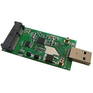 KALEA-INFORMATIQUE mSATA naar USB3 Adapter voor lezen en schrijven naar een mSATA SSD vanaf een USB 3.0-poort