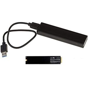KALEA-INFORMATIQUE Behuizing voor SSD Mac Air 2010 2011 naar USB3 (USB 3.0 5G) voor Mac SSD in 6 + 12 pinnen (MC505 MC506 MC965 MC968)