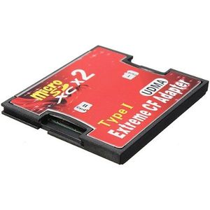 KALEA-INFORMATIQUE Adapter 2 MicroSD MicroSDHC MicroSDXC MicroSD 3.0 naar Compact Flash CF I Kaarten - Capaciteit 128 GB