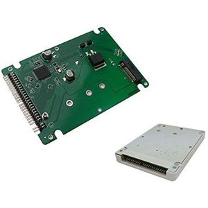 KALEA-INFORMATIQUE M2 SATA naar IDE 44 adapterbox voor montage van een M.2 SSD in plaats van een IDE 2.5 schijf