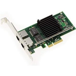 KALEA-INFORMATIQUE 2-Poorts Gigabit Ethernet Netwerkcontroller Kaart op PCIe x4 met Intel I350-T2 Chipset (NHI350AM4)