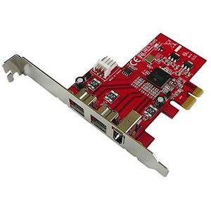 KALEA - INFORMATIQUE - PCIe Firewire 400 Ieee1394a en 800 Controllerkaart - Chipset Texas Instruments XIO2213